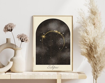 Solar eclipse, eclipse art, solar eclipse print, eclipse souvenir, solar eclipse art, great american eclipse