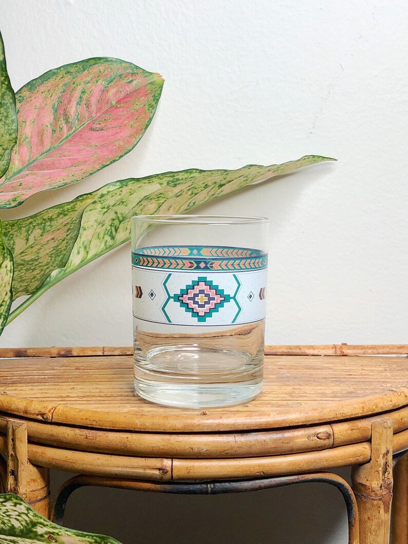 Vintage Southwestern Glass Southwest Kitchen Southwestern Etsy