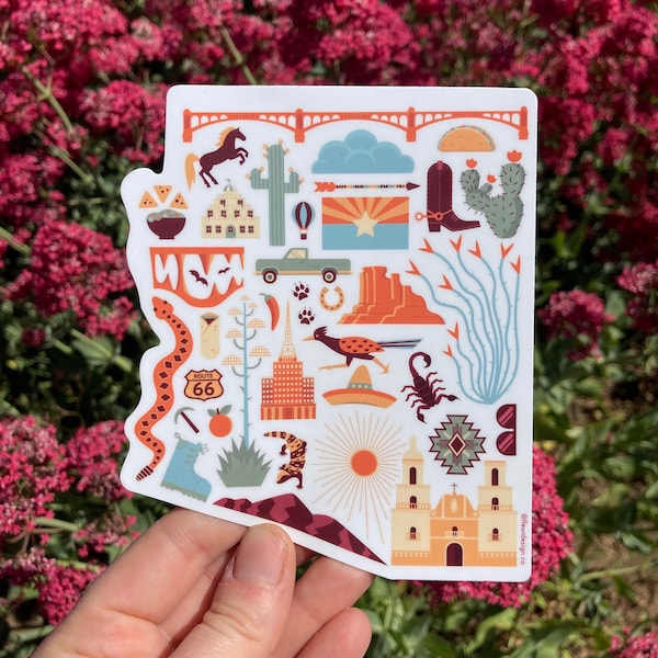 Arizona Stickers Etsy