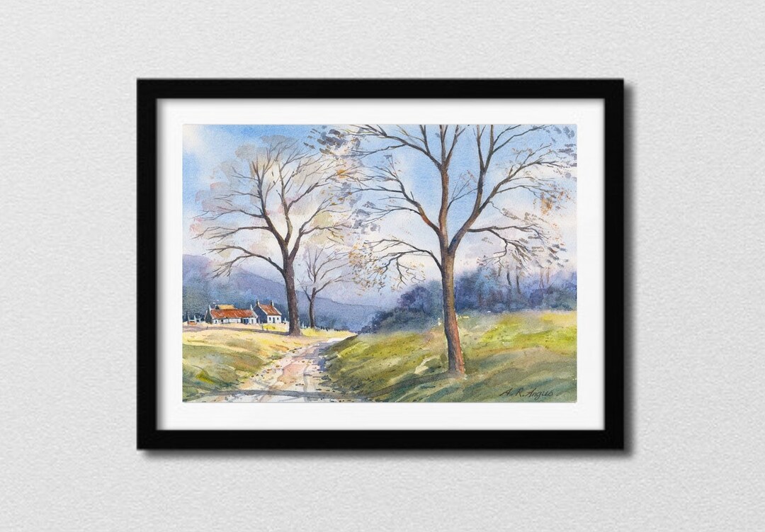 Scotland Print Art, Scotland Gift, Scotland Art, Scotland Wall Art