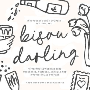 Whimsical Wedding Font, Handwritten Script Font, Brush Script Font, Brush Font, Invitation Font, Cursive Font, Canva Font, Procreate Font
