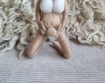 Needle Felted Birthing Doll: Empowering Mama Gift