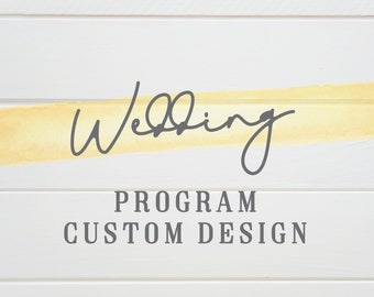 Programa de casamento personalizado | Download Digital