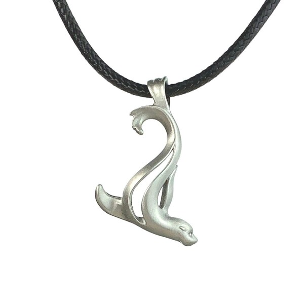 Sea Lion Necklace Pewter Pendant- Sea Lion Gift for Women and Men, Seal Necklace, Gifts for Sea Lion Lovers, Sea Life Jewelry for Divers