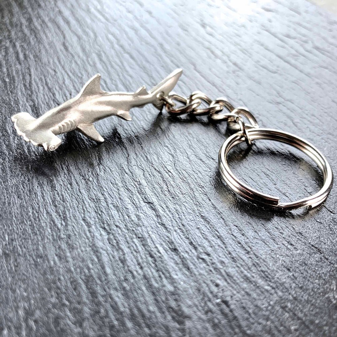 Hammerhead Shark Keychain for Men and Women Hammerhead Shark Etsy