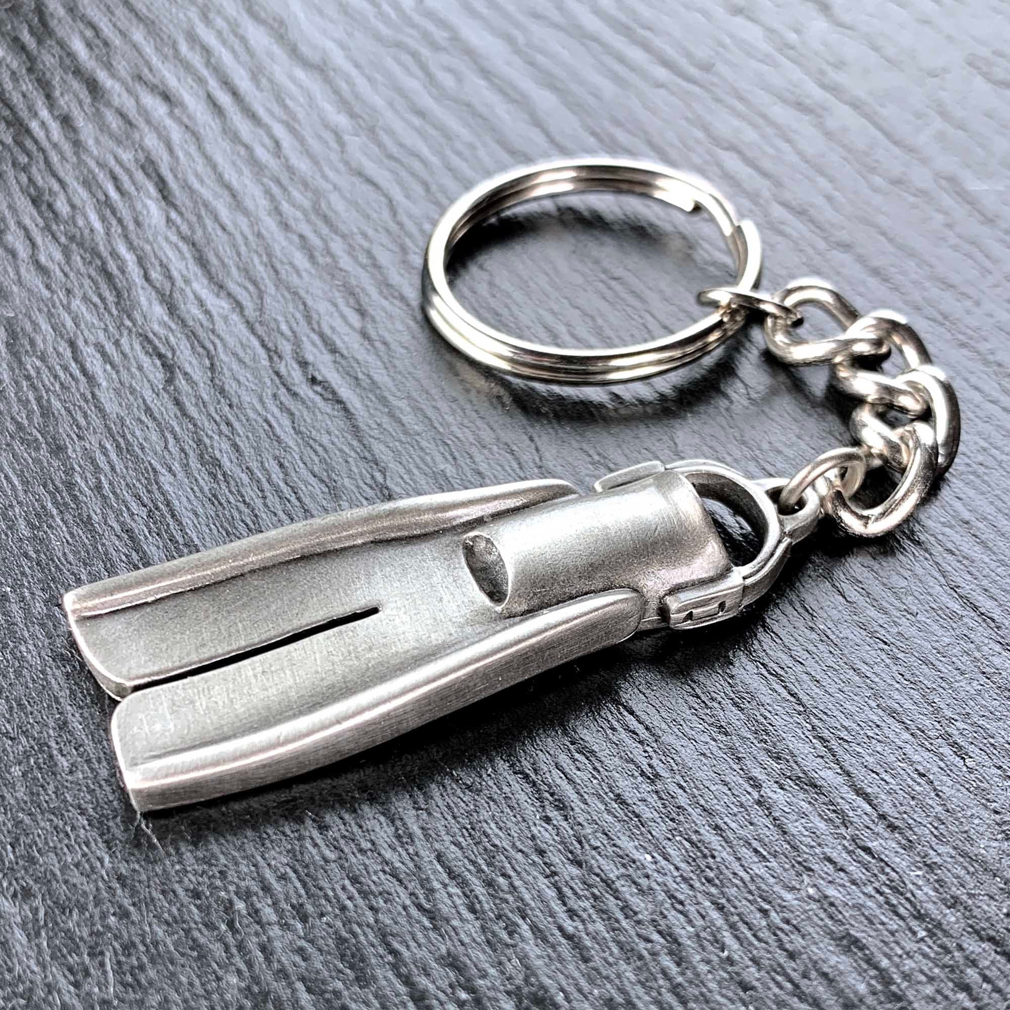 Diving Keychain for Men and Women Dive Fin Keychain Big Etsy