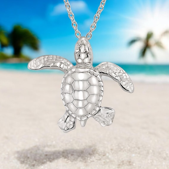 Sea Turtle Charm Sterling Silver - Made in the USA Sea Turtle Charm Sterling Silver - Made in the USA