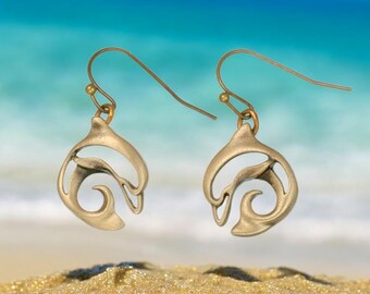 Orecchini Delfino e Stella in Argento per Bambini