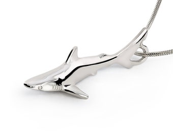 Collier requin de récif | Bijoux en argent 925