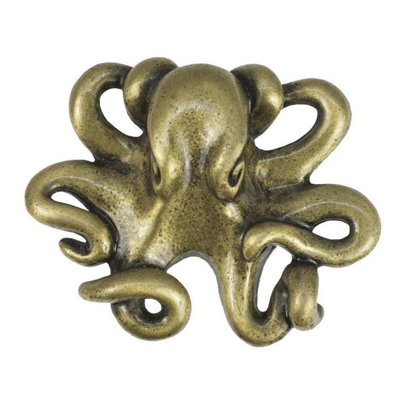 Octopus Drawer Pulls Beach Decor Coastal Drawer Pulls Etsy