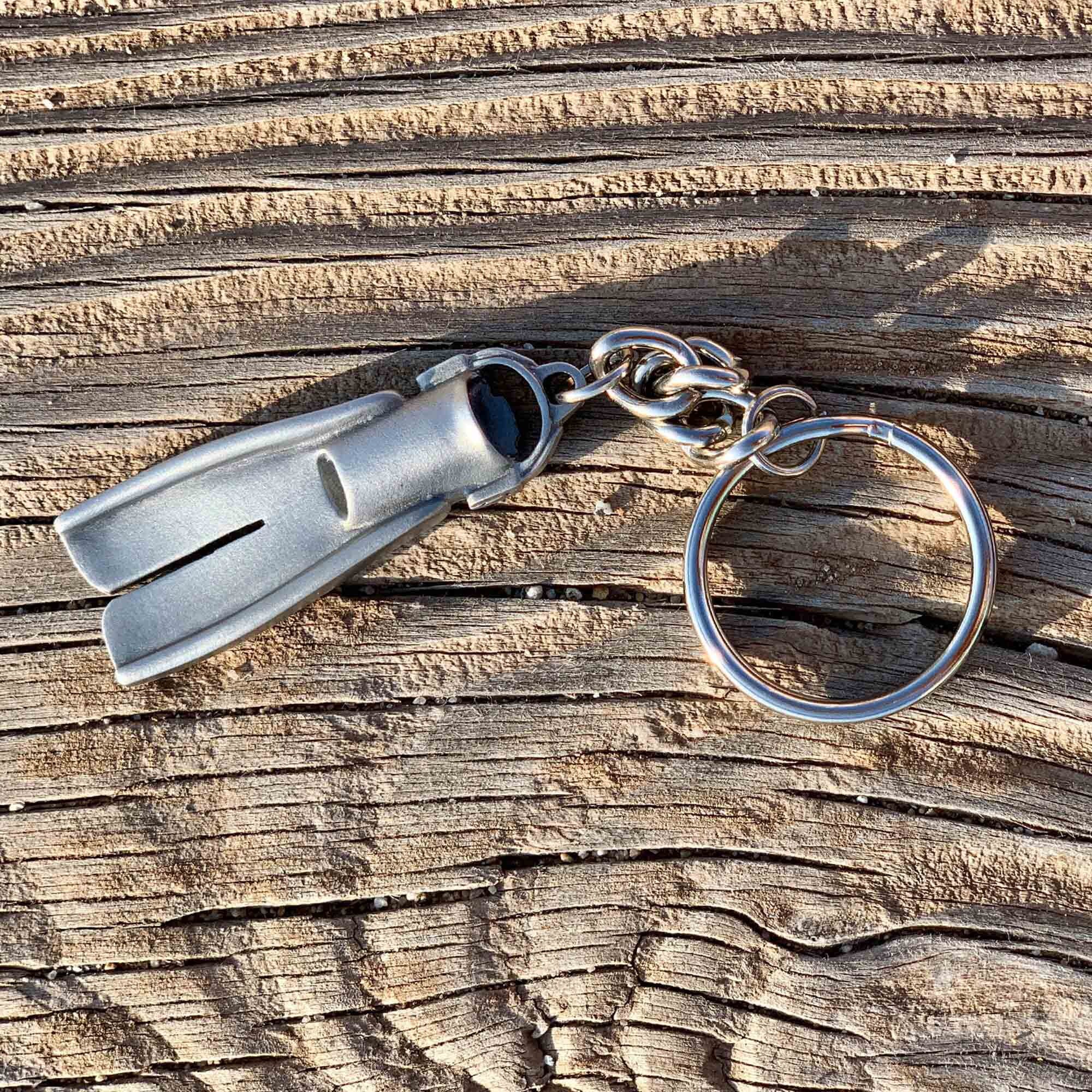 Diving Keychain for Men and Women Dive Fin Keychain Big Etsy