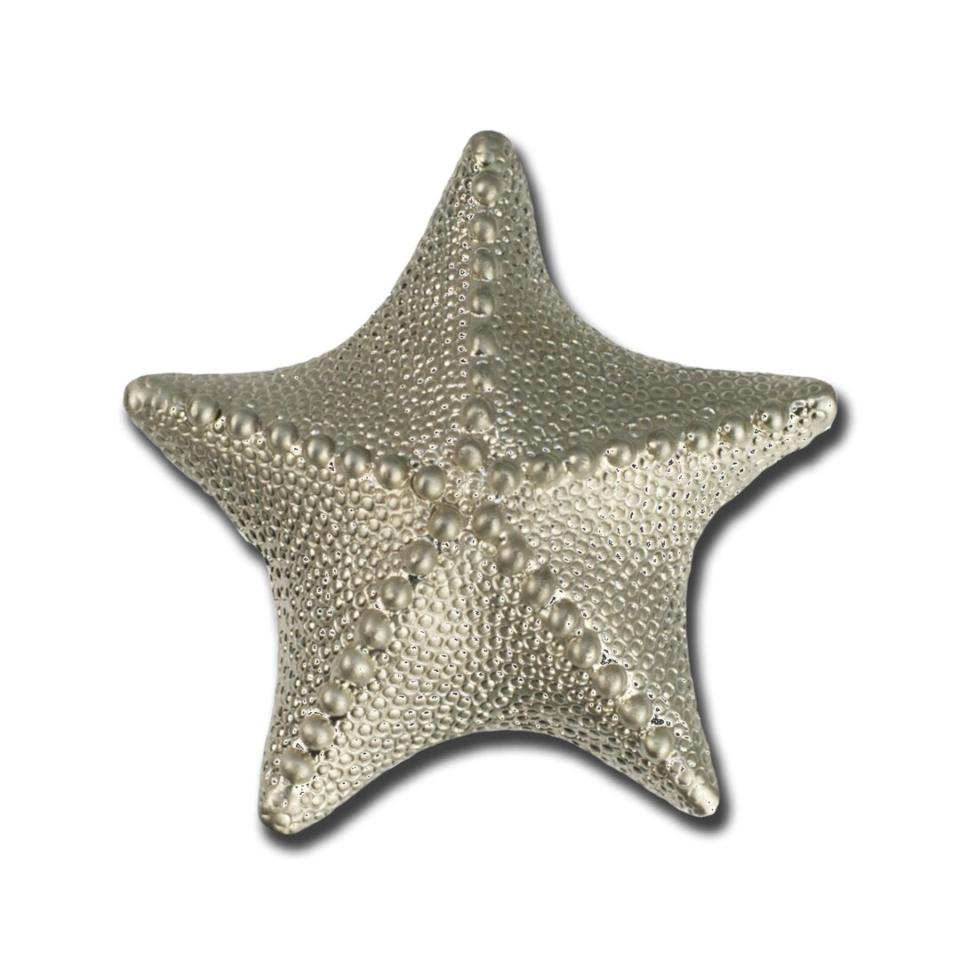 Starfish Drawer Pulls, Sea Star Knobs, Ocean Theme Drawer Pulls and