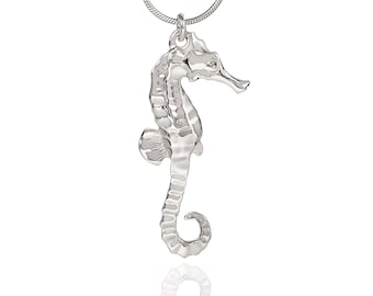 Argent sterling 925 | Colliers hippocampes pour femme - Bijoux hippocampes pour femme | Cadeaux hippocampe pour femme | Collier à pendentif hippocampe