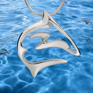Shark Necklace for Men and Women-  Shark Pendant, Shark Charm 925, Shark Jewelry For Women, Gifts for Shark Lovers, Scuba