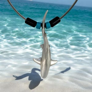 Shark Necklace for Men and Women- Reef Shark Necklace for Women, Gifts for Shark Lovers, Shark Jewelry, Reef Shark Pendant, Gifts for Divers