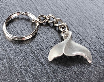 Whale Tail Keychain for Men and Women - Whale Tail Charm, Gift for Whale Watcher, Whale Fluke Keyring  Whale Tail Key Fob, Sea Life Gifts