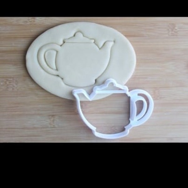 teapot cookie cutter 3d STL model for CNC Router and 3d printing