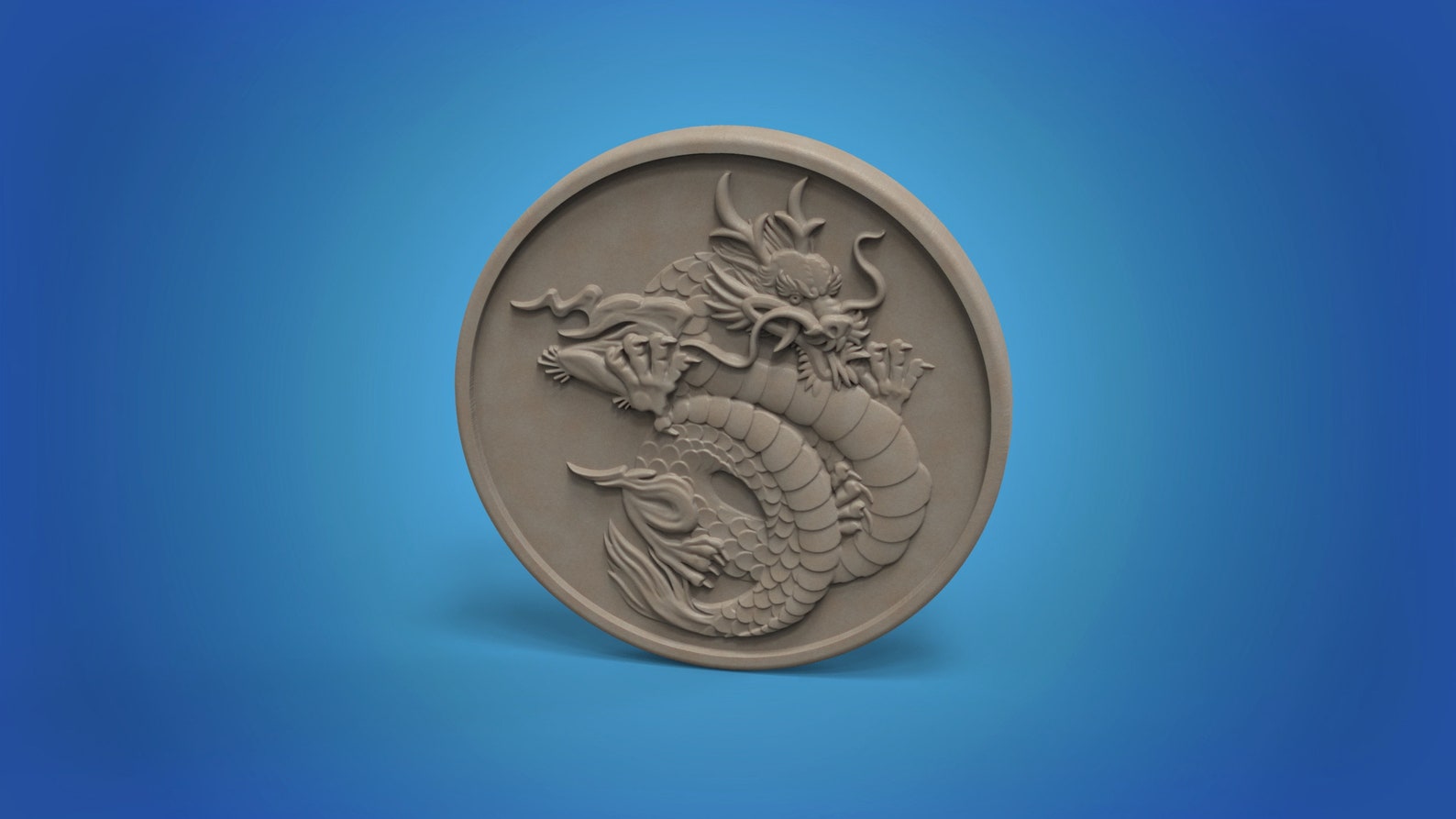 Chinese Dragon 3d STL Model, CNC Router, 3d Printing, Lunar New Year - Etsy