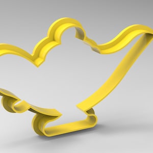 teapot lamp cookie cutter 3d STL model for CNC Router and 3d printing