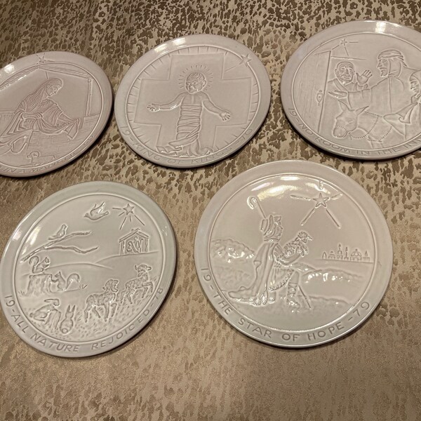 Frankoma christmas plates