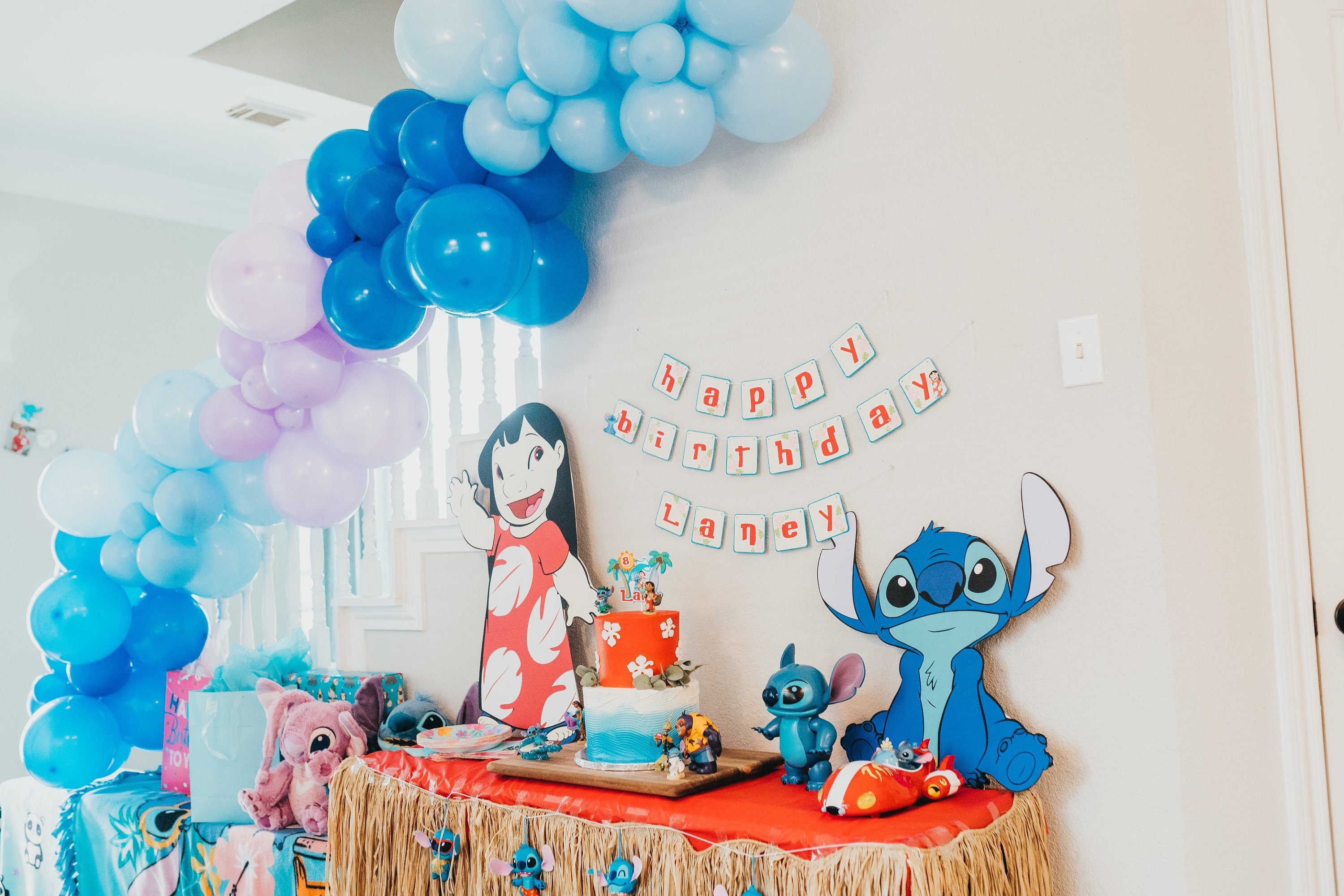 Lilo and Stitch Inspired Party Banner Stitch Birthday Party Stitch Decor  Birthday Birthday Banner -  Sweden