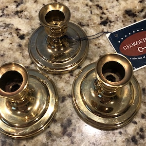 Baldwin Brass candlestick trio