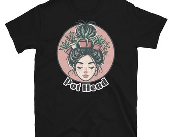 Flowerpot Pothead T-Shirt: Whimsical Graphic Tee