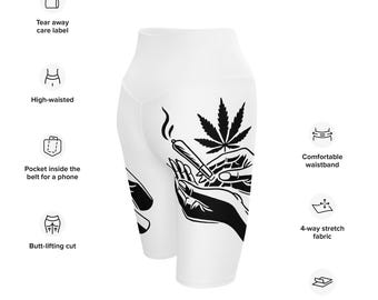 Pass the Vibes Biker Shorts – High-Waisted, Butt-Lifting Comfort
