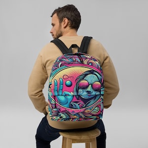 Psychedelischer Toker Rucksack