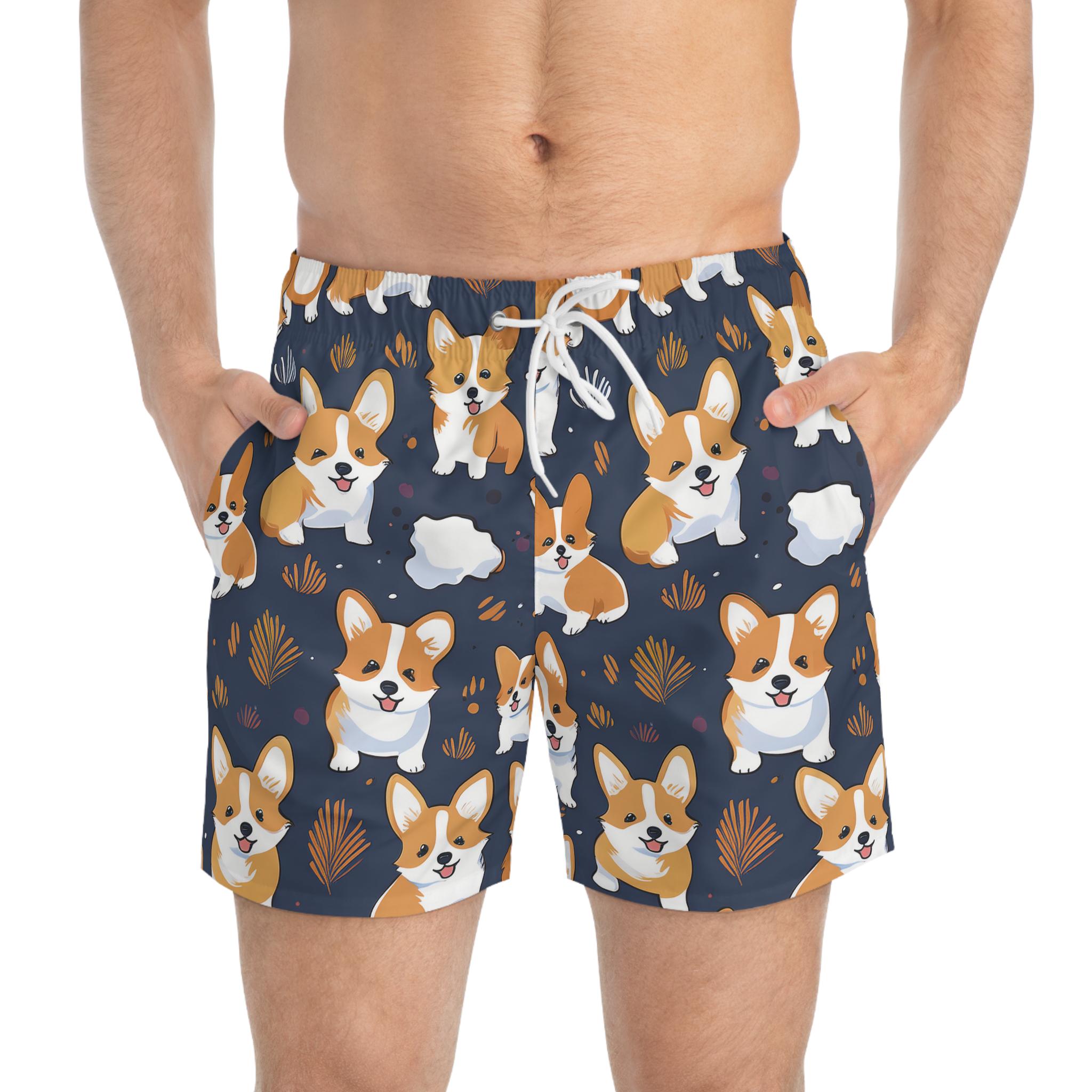 Swimwear Shorts Corgi Swim Trunks Midnight Hour Hot Topic Corgi
