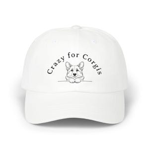 Embroidered Corgi Dad Hat - Dog Lover Gift