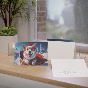 Festive Dog-Themed Greeting Cards Set - Holiday Cards for Dog Lovers, Christmas, Birthdays, Thank You, Happy Holidays