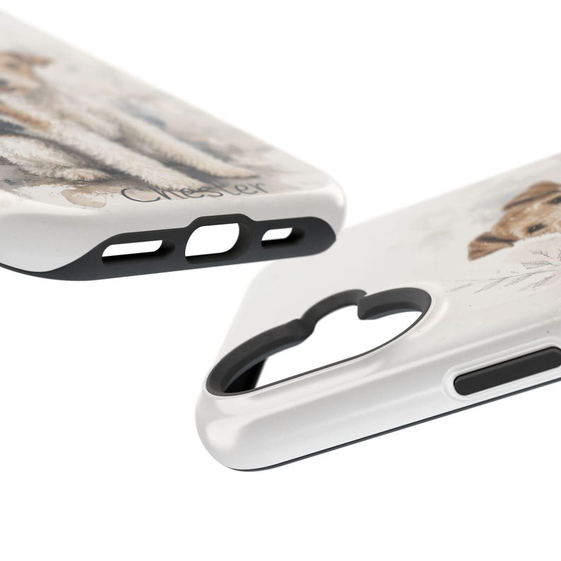 Wire Fox Terrier Phone Case Magnetic Magsafe Impact Resistant Protective Shell Custom Portrait Personalized Dog Owner Gift Breed Enthusiast image 6