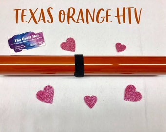 Texas Orange HTV - fer sur-t-shirt vinyle - Texas Orange Siser HTV-vinyle Vinyl - Craft de transfert de chaleur