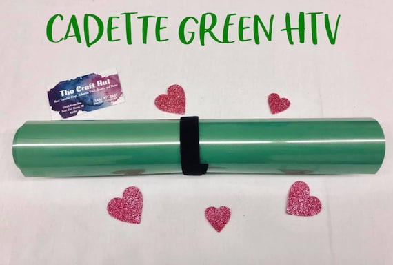 Cadette Green HTV Iron On T-shirt Vinyl Cadette Green Siser HTV heat  Transfer Vinyl Craft Vinyl 