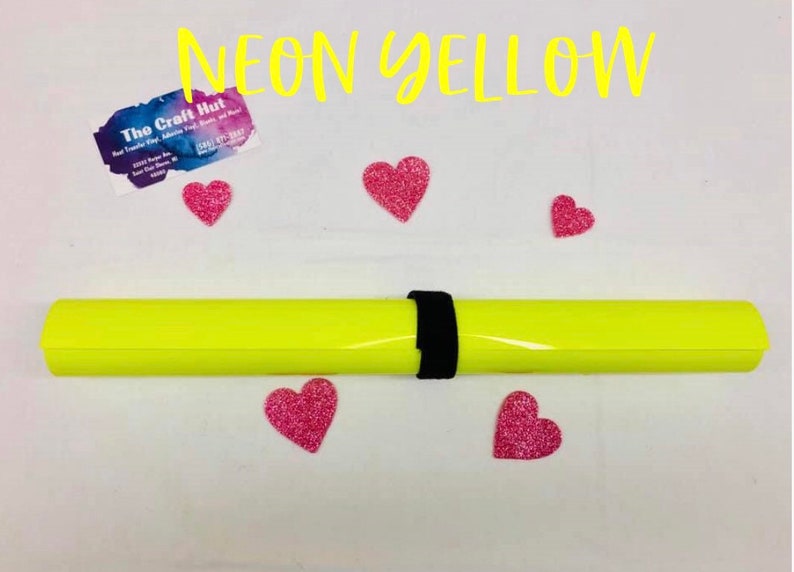 Fluorescent Yellow HTV Neon Yellow HTV Neon Yellow Tshirt Etsy