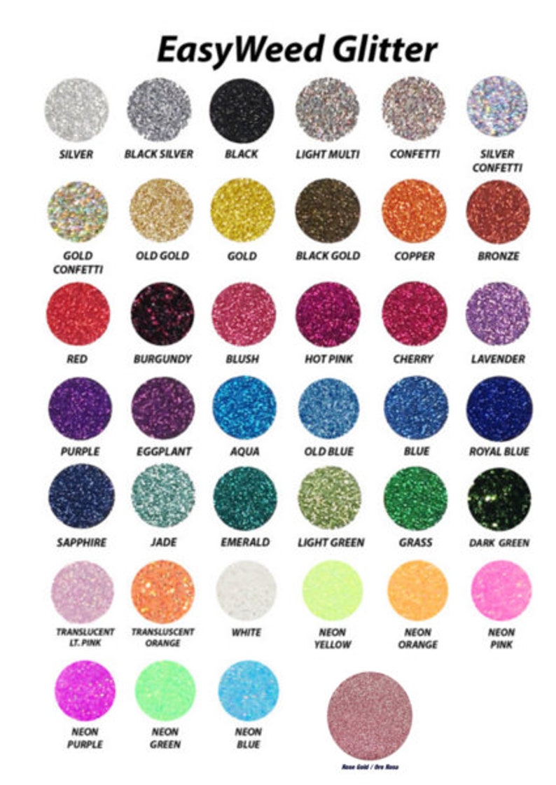 Glitter Siser HTV Glitter Tshirt Vinyl Glitter Iron on Vinyl Craft