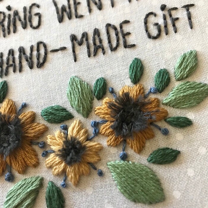 Embroidery Kit Funny Quote Embroidery Design Hoop Art Hand Etsy