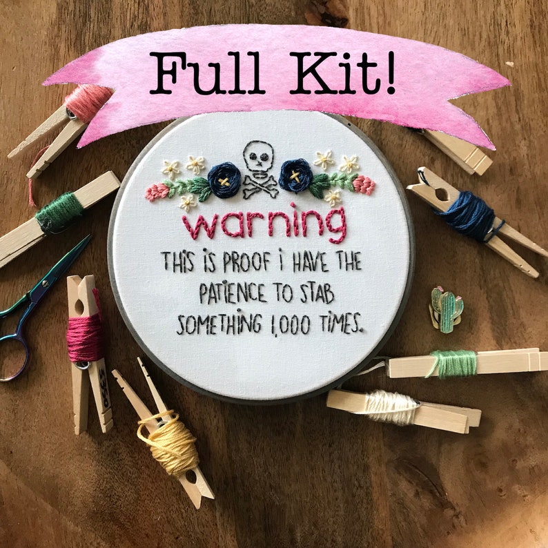 Jesse C. Mault kit funny quote jessecmault design hoop art hand etsy Jesse C. Mault kit funny quote jessecmault design hoop art hand etsy