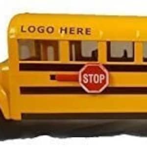 Conventional Hood School Bus Custom Lettered