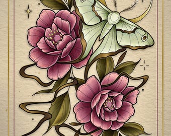 Luna Moth - Archival Print