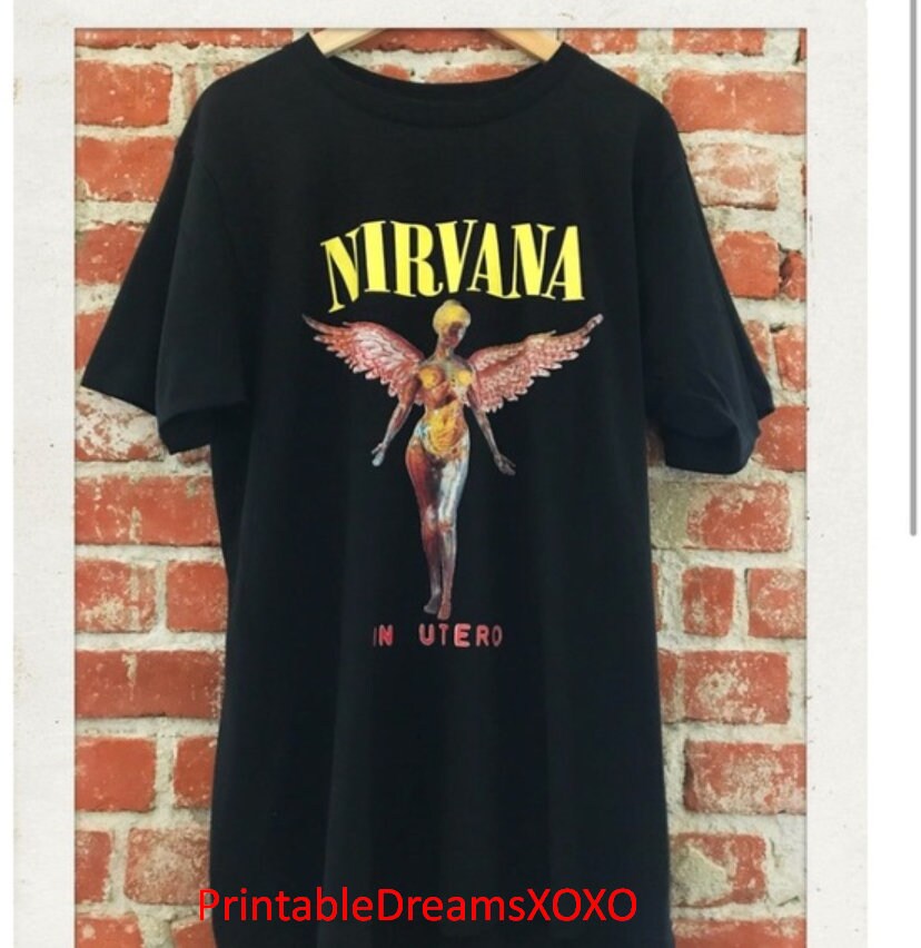 Discover Nirvana In Utero Band T-Shirt