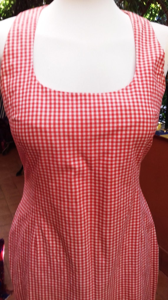 checkered tight dress