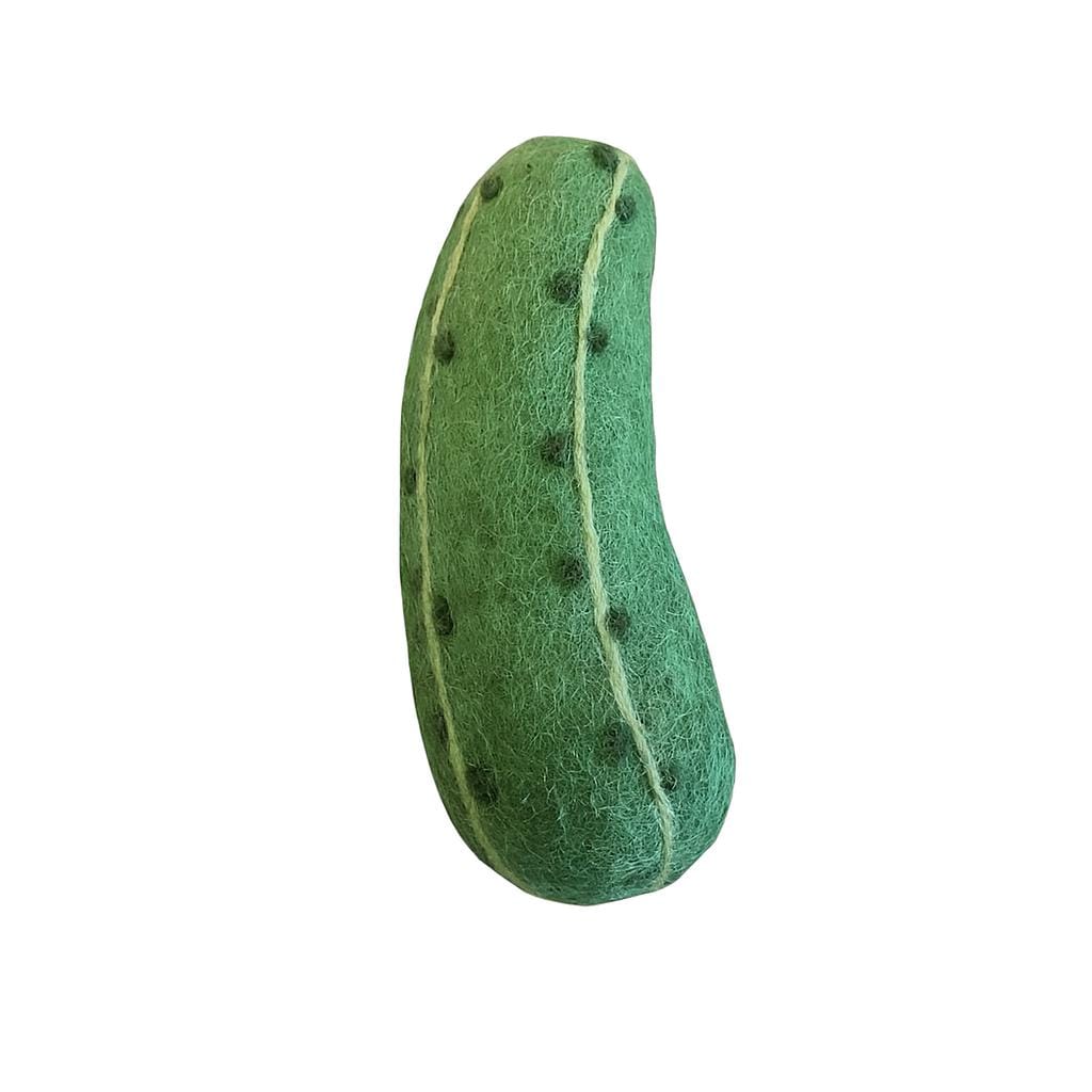 Needle Felted Wool Cat Toy: Ciao Gatto Dill Pickle Kicker