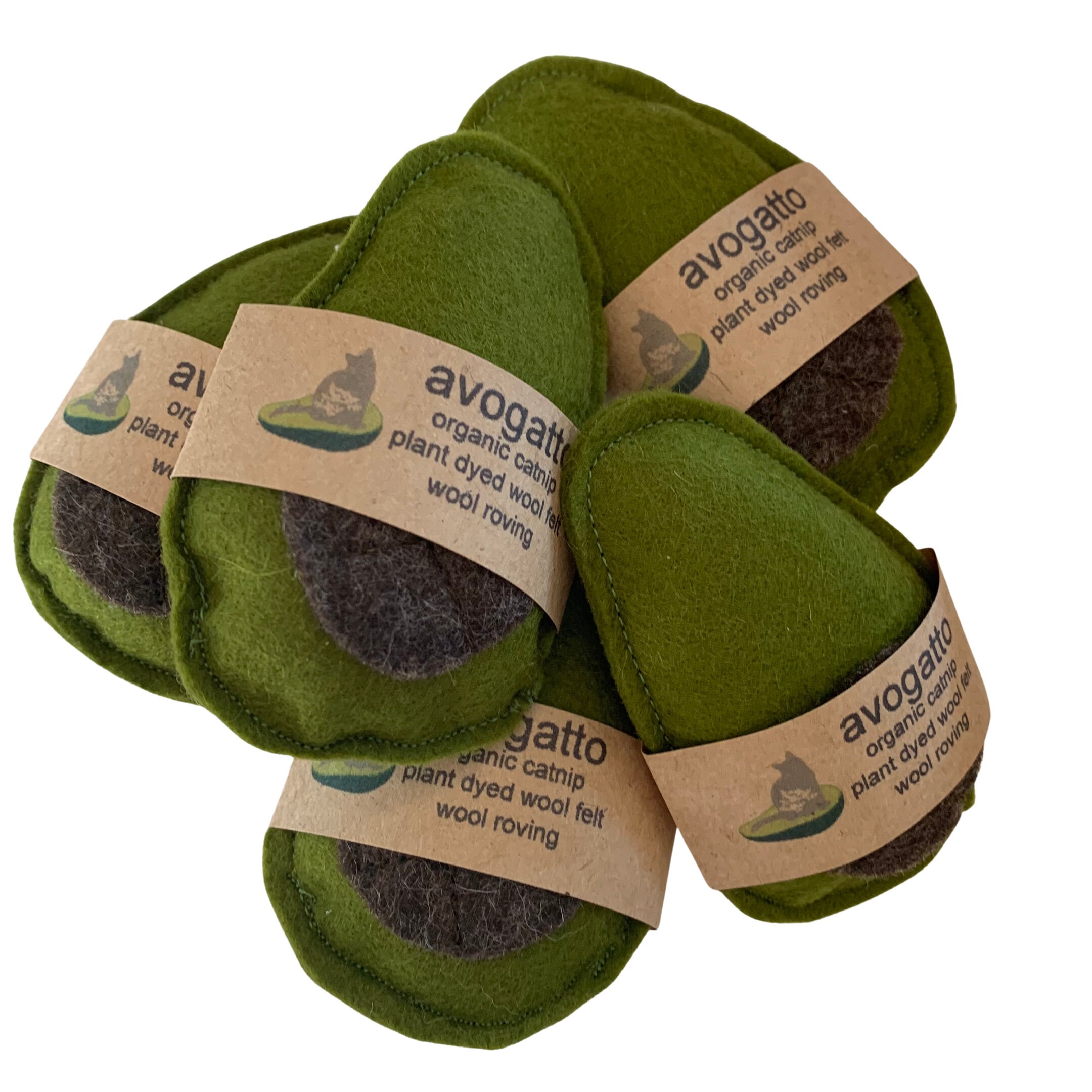 avocado cat toy