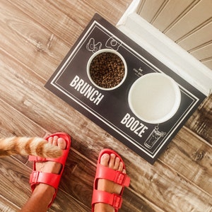 Wendbares Tischset für Brunch und Booze / Happy Hour ( Häppchen und Cocktails )