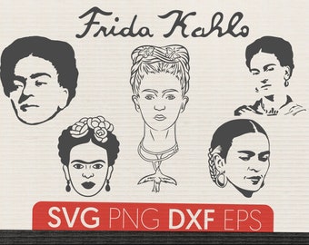 Download Frida kahlo svg | Etsy