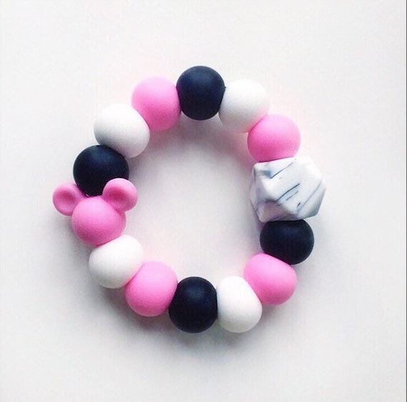 minnie mouse teething ring