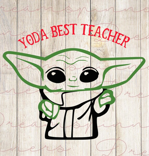 Download Valentine Yoda Best Teacher Png Svg Cricut Die Etsy