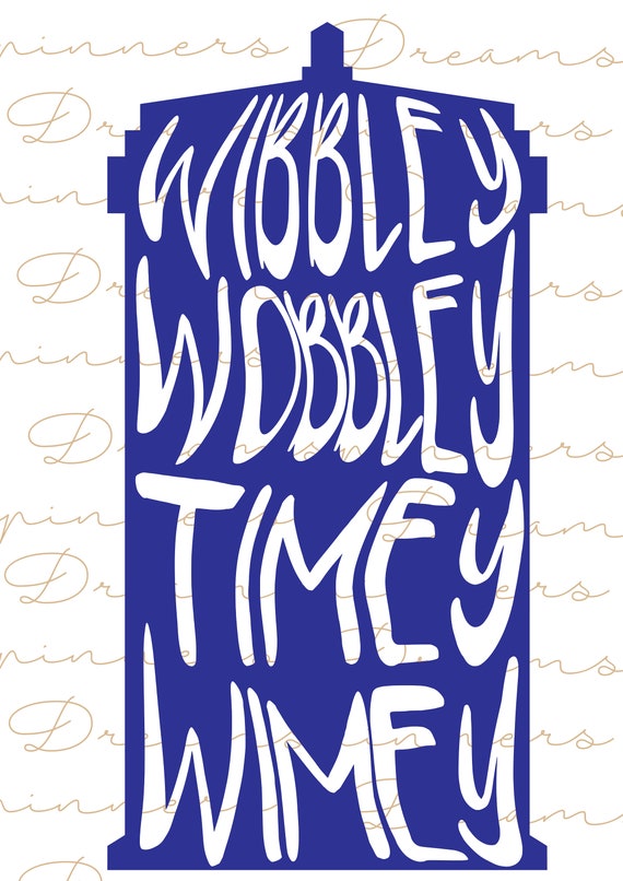 Wibbly Wobbly Timey Wimey Stuff Wallpaper